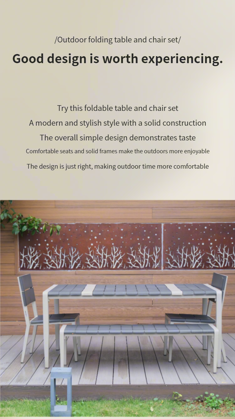 CAMPSMART Outdoor table and chair set