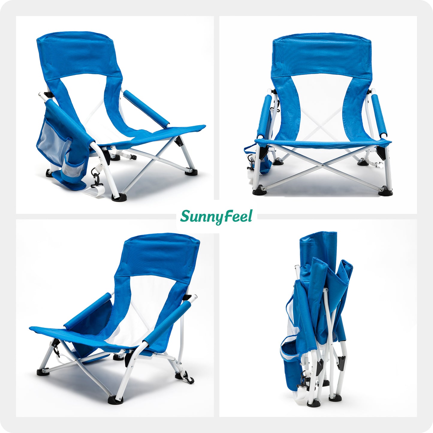 SunnyFeel Low Beach Camping Folding Chair