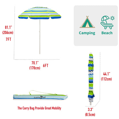 Beach Umbrella 6ft