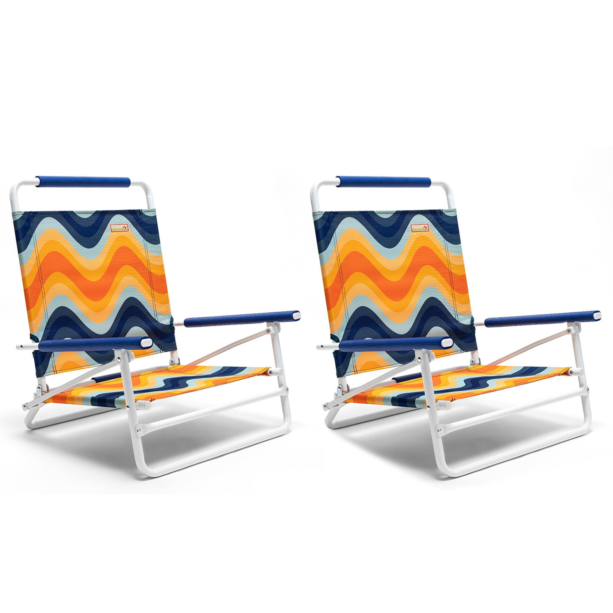 Orange Wave Chair - Sunnyfeel Camping