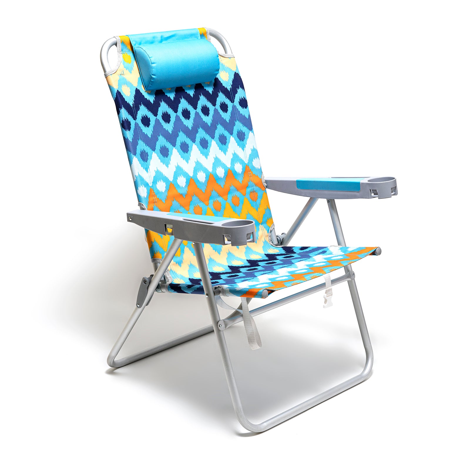 High back outlet folding beach chair