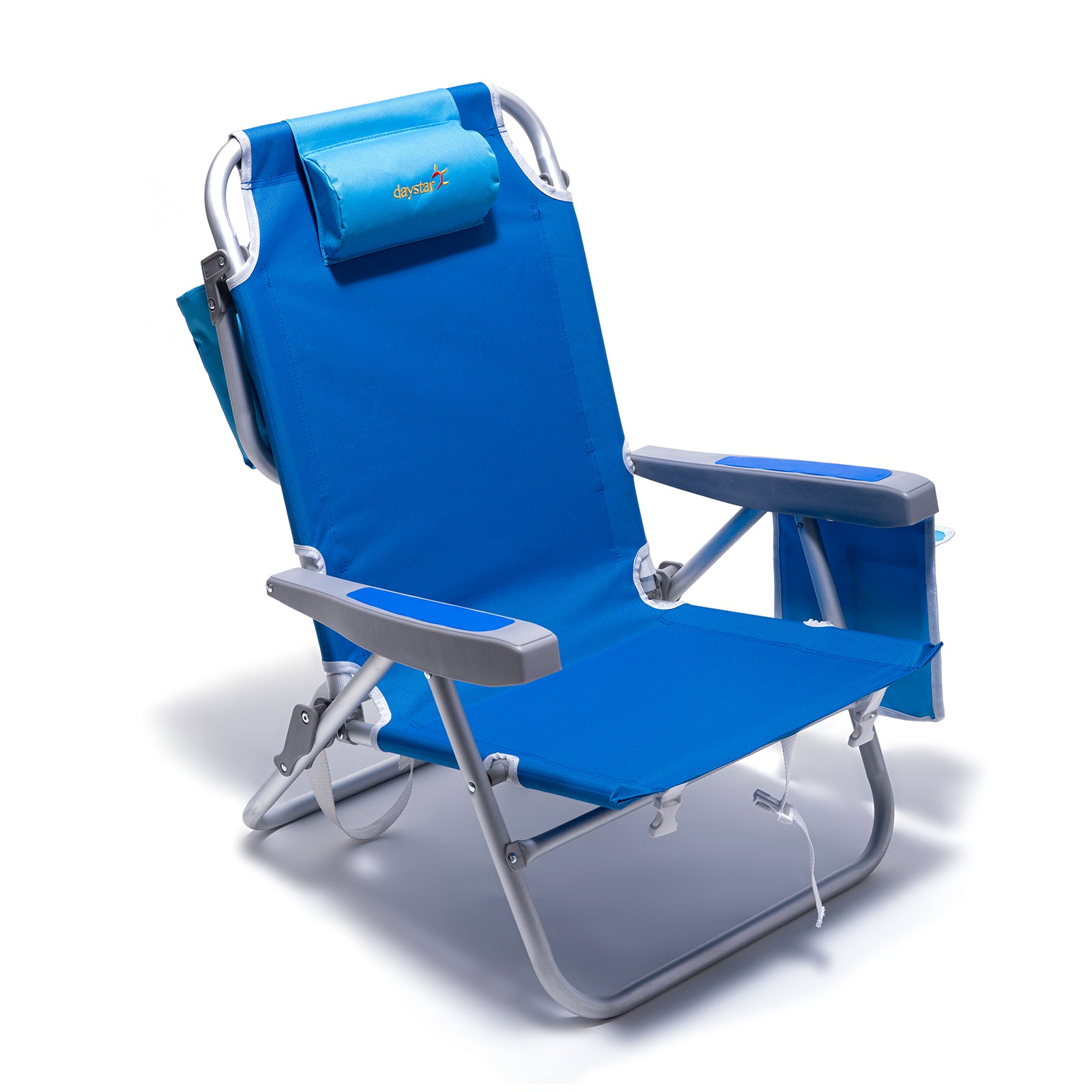 SunnyFeel AC1168R Folding Beach Chair with Cooler Bag - Sunnyfeel Camping