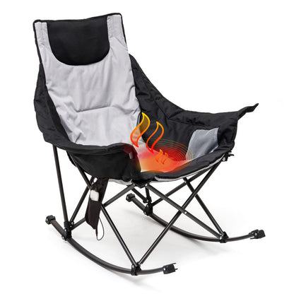SunnyFeel AC2026H Heated Folding Rocking Chair